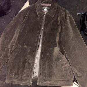 Banana republic men’s genuine leather jacket (L)